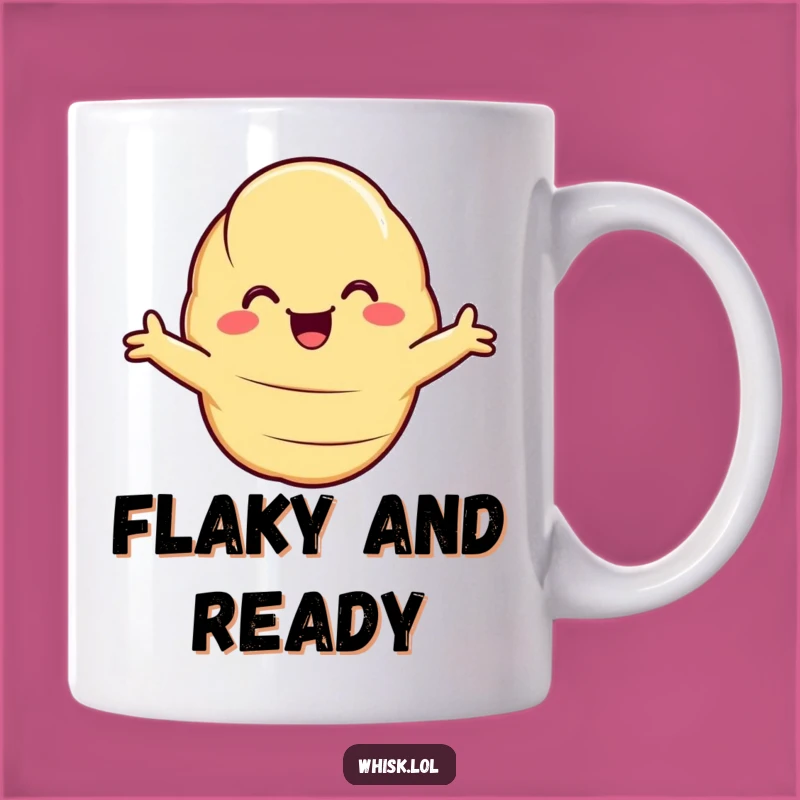 Funny Hugging Croissant Mug: Share the Love with this Baked Goods Funny Gift!