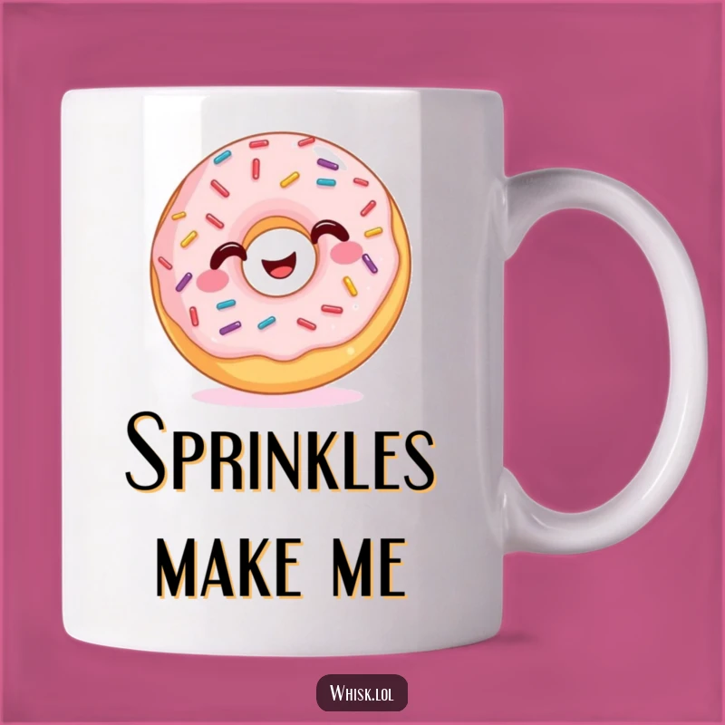 Funny Wiggling Donut Mug: Start Your Day with a Sprinkle of Joy, Perfect Funny Gift!