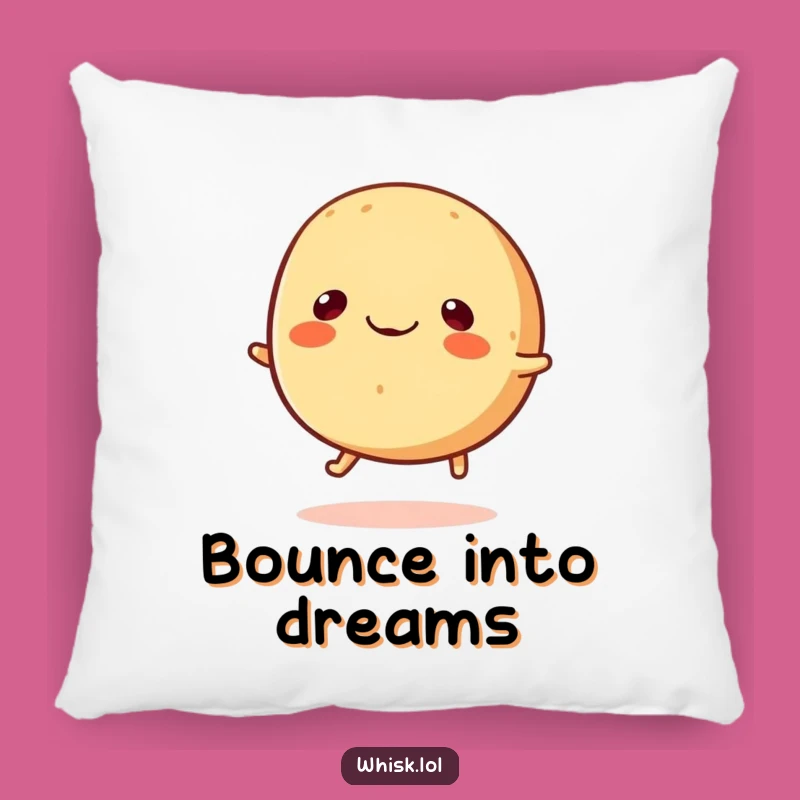 Funny Bouncing Bread Roll Pillow - Comfy & Hilarious Carb Comfort!