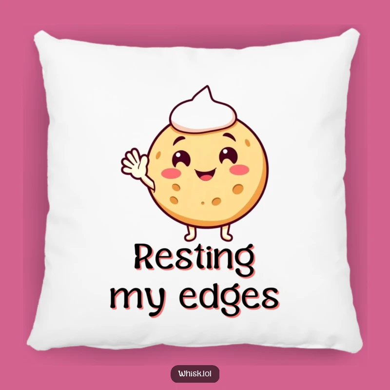 Funny Cookie Waving Pillow: Cuddle up with Sweet Friendliness
