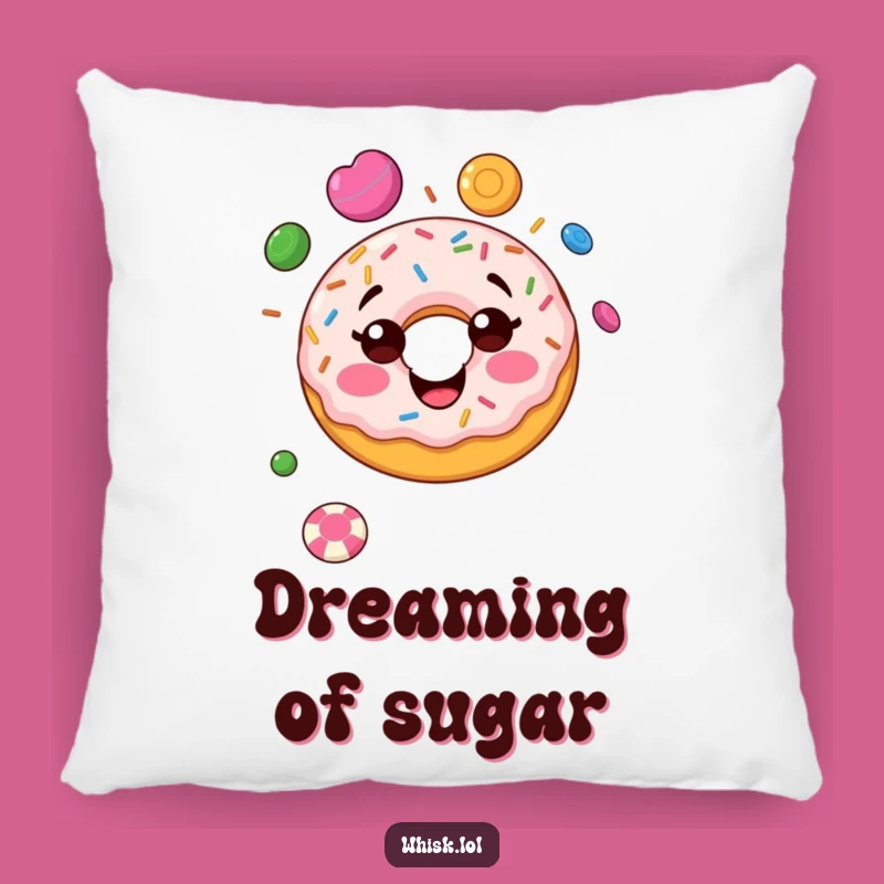 Funny Donut Juggling Pillow: Cuddle up with Sweet Humor