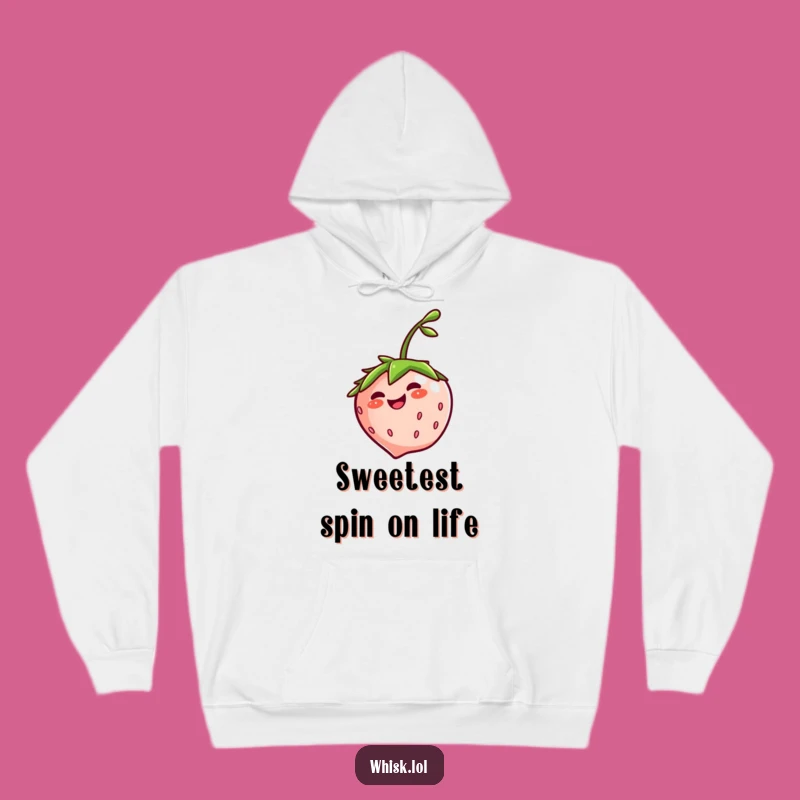 Cozy Funny Strawberry Hoodie - Giggles and Warmth, Best Funny Gift