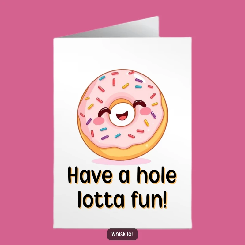 Free Printable Donut Birthday Card: Wiggle-Worthy Downloadable Gift for Fun