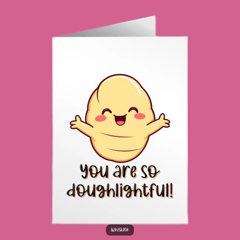 Free Printable Congratulation Croissant Card: Funny Hug Downloadable for Wins