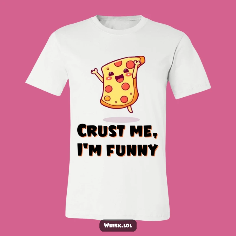 Funny Pizza Somersault T-Shirt - Cheesy Fun On the Go, Ideal Funny Gift for Foodies